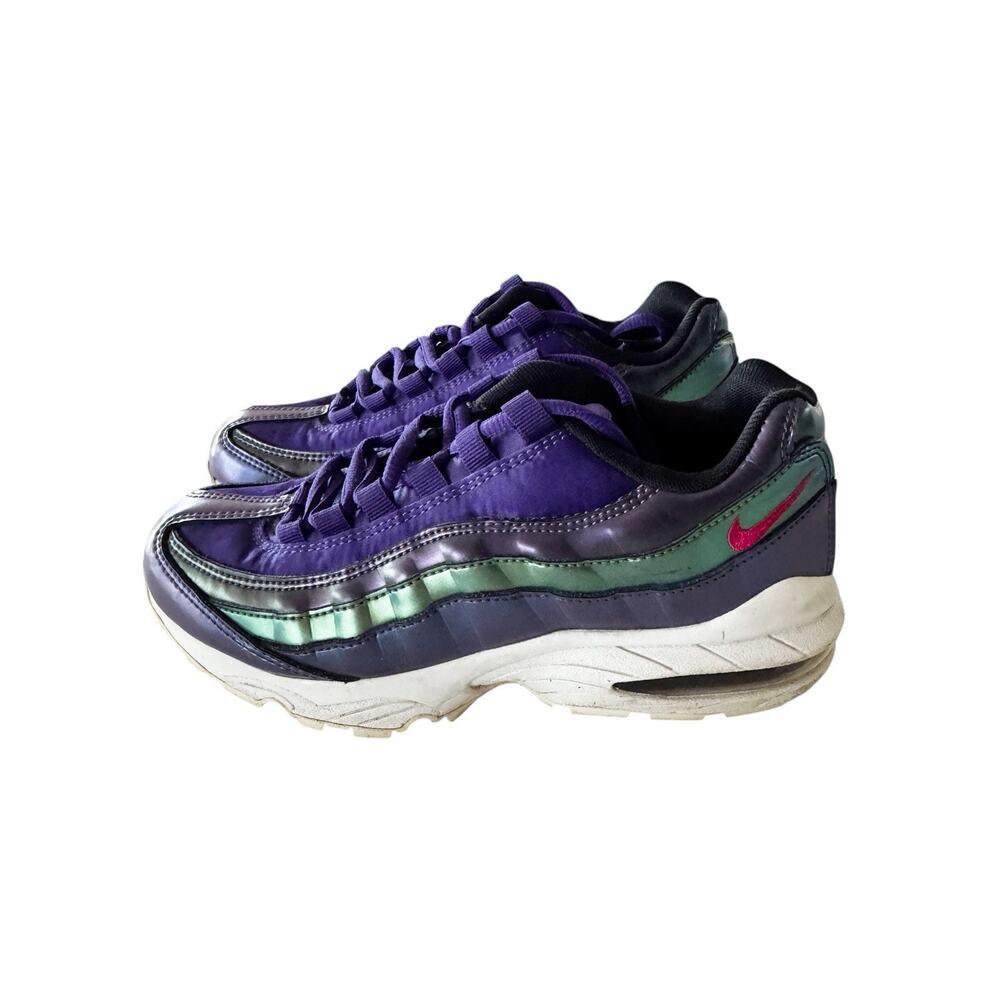 2018 Nike Air Max 95 "Metallic Purple"‎ Youth Running Shoes Size 5.5Y